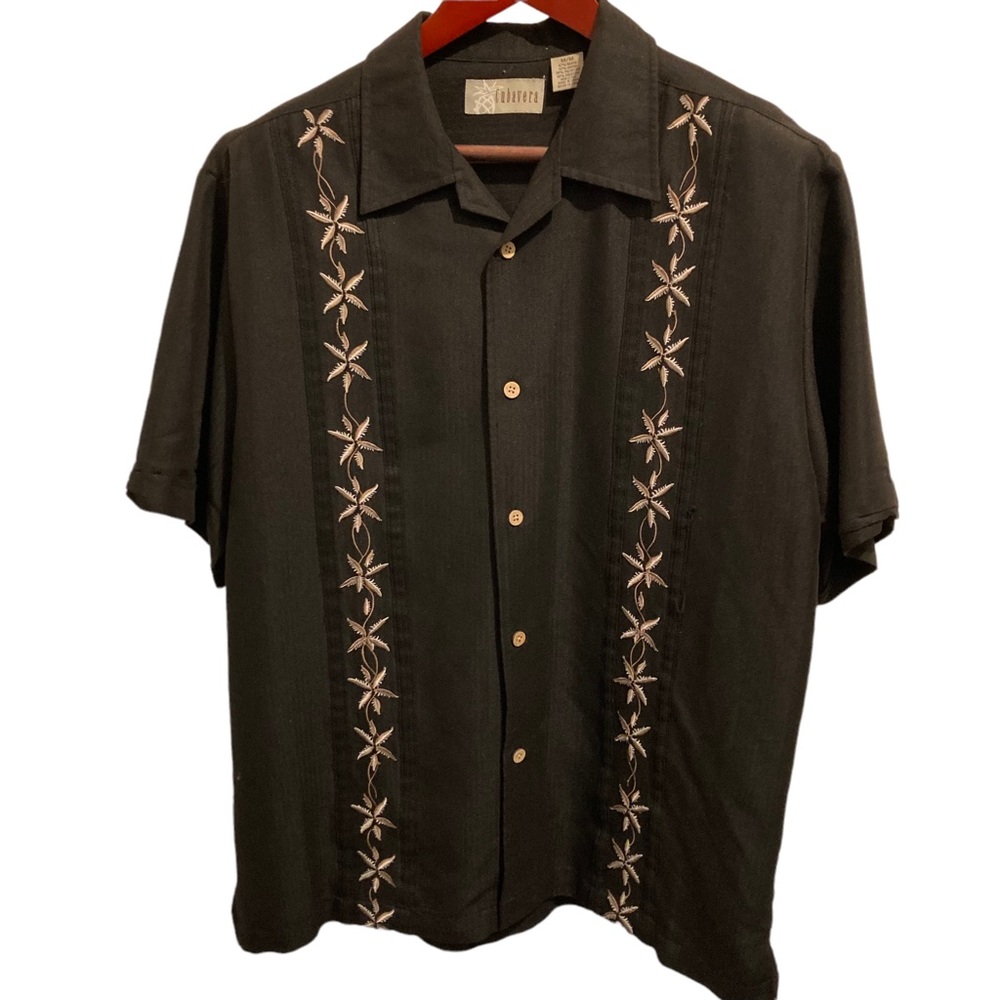 Mens Cubavera Dress Shirt M